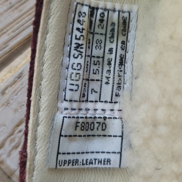 🍒Ugg Berry Suede Sherpa lined wedges 7 - Picture 6 of 6